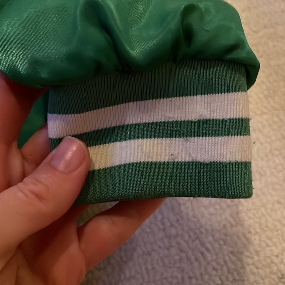 Mini rodini Emerald Green Satin Baseball Jacket Size 6-7 yr - Picture 7 of 11